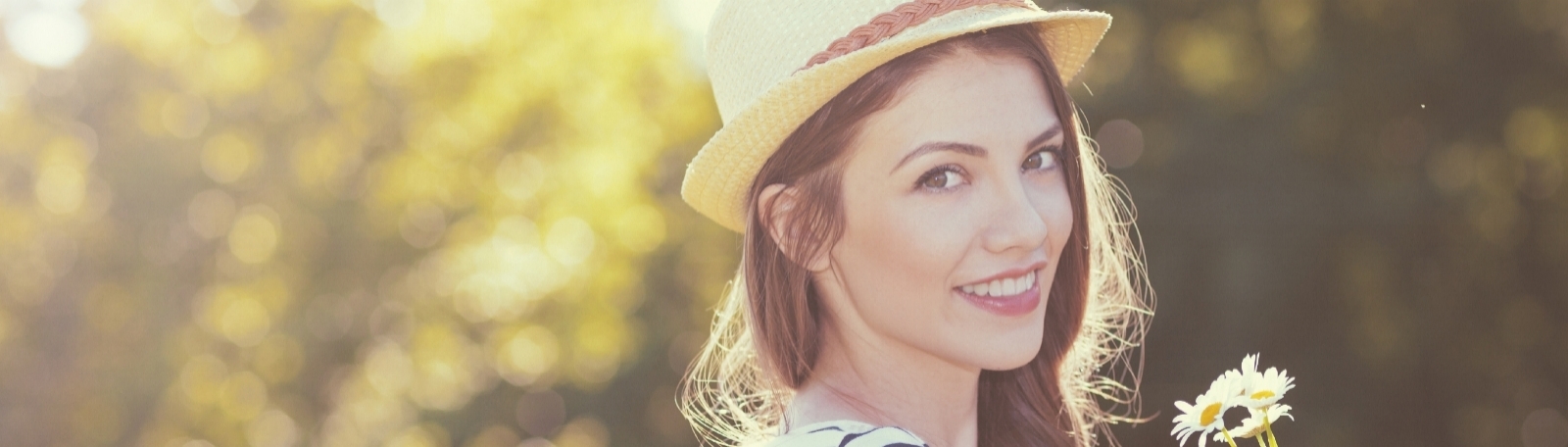 woman smiling Banner